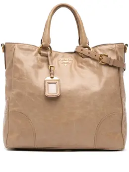 Prada Pre-Owned: Коричневая сумка 