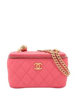 CHANEL Pre-Owned: Розовая сумка через плечо 