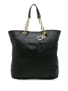 Christian Dior Pre-Owned: Чёрная сумка-шоппер 