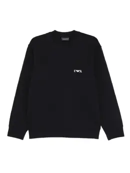 Emporio Armani: Синий свитшот 