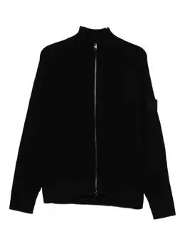 Stone Island: Чёрный кардиган  Compass