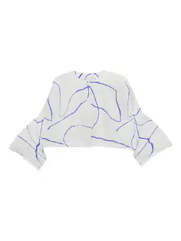 Pleats Please Issey Miyake: Светлый топ 
