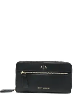 Armani Exchange: Чёрный кошелёк 
