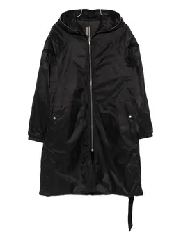 Rick Owens DRKSHDW: Пальто с капюшоном 