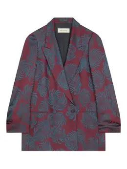 DRIES VAN NOTEN: Жакет с растительным принтом 