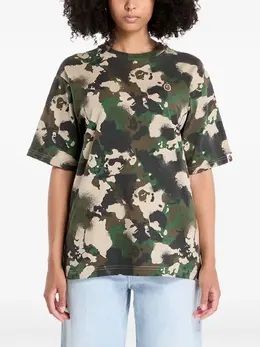 A BATHING APE®: Зелёная футболка 