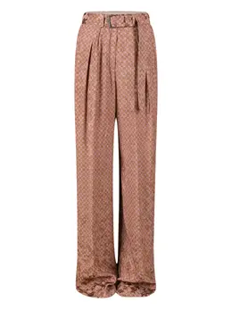 DRIES VAN NOTEN: Жаккардовые брюки 