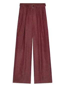 DRIES VAN NOTEN: Жаккардовые брюки 