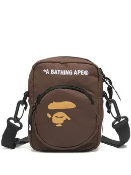 A BATHING APE®: Коричневая сумка 