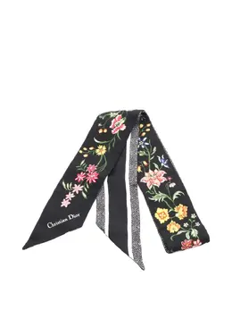 Christian Dior Pre-Owned: Шарф с растительным принтом 