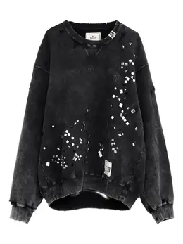Maison MIHARA YASUHIRO: Чёрный свитер 