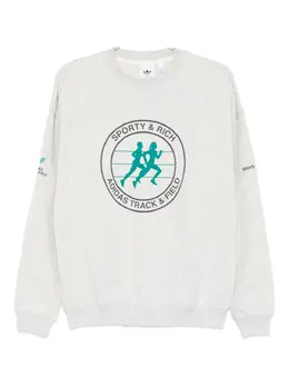 adidas: Свитшот  X с принтом
