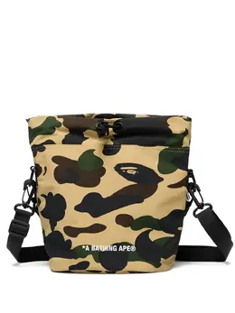 A BATHING APE®: Бежевая сумка 