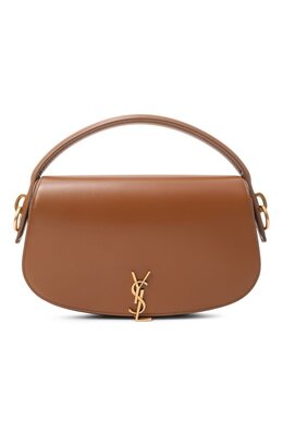 Saint Laurent: Коричневая сумка 