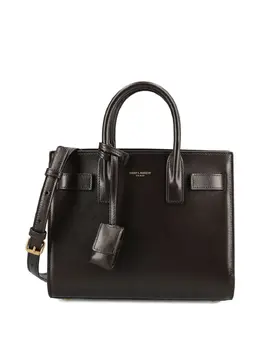 Saint Laurent: Коричневая сумка  Sac de Jour