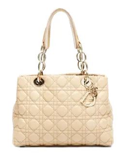 Christian Dior Pre-Owned: Бежевая сумка-шоппер 