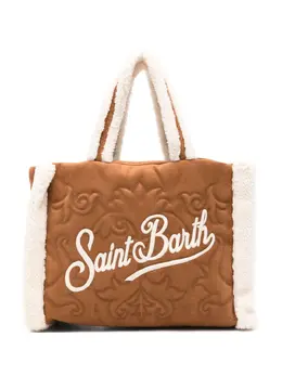 MC2 Saint Barth: Коричневая сумка-шоппер 