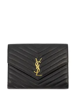 Saint Laurent: Чёрный клатч 