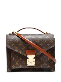 Louis Vuitton Pre-Owned: Коричневая сумка на руку 