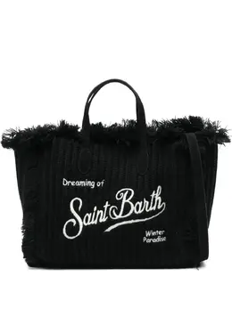 MC2 Saint Barth: Чёрная сумка-шоппер 
