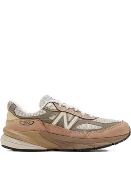 New Balance: Бежевые кроссовки 