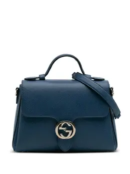 Gucci Pre-Owned: Голубая сумка 