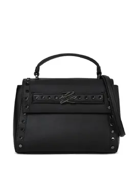 Karl Lagerfeld: Чёрная сумка-шоппер  K/Autograph