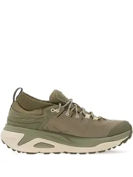 HOKA: Зелёные кроссовки 