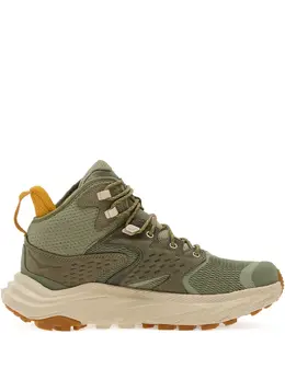 HOKA: Зелёные кроссовки 