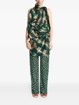 DRIES VAN NOTEN: Зелёный клатч 