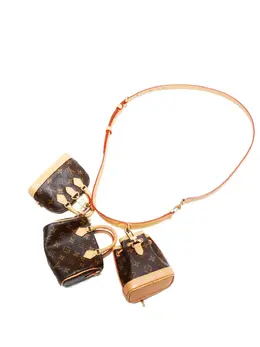 Louis Vuitton Pre-Owned: Коричневая сумка через плечо 
