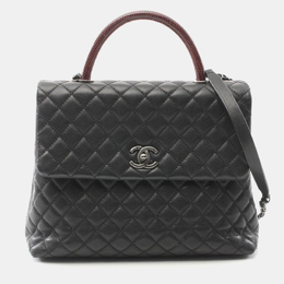 Chanel: Чёрная сумка на руку 