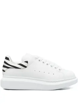 Alexander McQueen: Белые кроссовки  Oversized