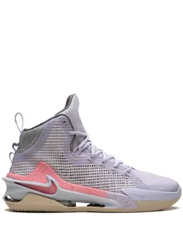Nike: Фиолетовые кроссовки  Air Zoom