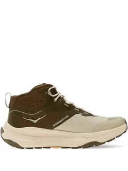 HOKA: Зелёные кроссовки 