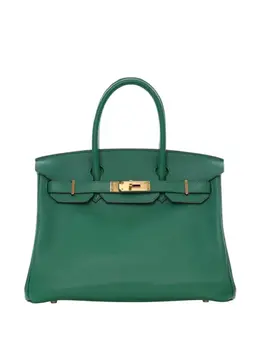Hermès Pre-Owned: Зелёная сумка 