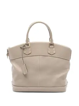 Louis Vuitton Pre-Owned: Бежевая сумка-шоппер 