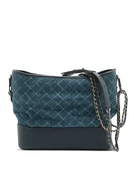 CHANEL Pre-Owned: Голубая сумка 