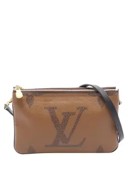 Louis Vuitton Pre-Owned: Коричневая сумка через плечо 