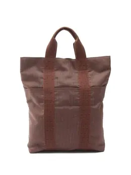 Hermès Pre-Owned: Коричневая сумка-шоппер 