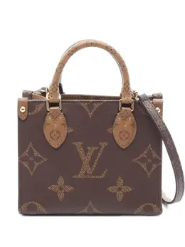 Louis Vuitton Pre-Owned: Коричневая сумка-шоппер 