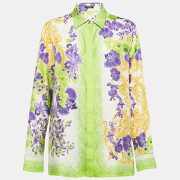 Versace: Зелёная рубашка  Medusa