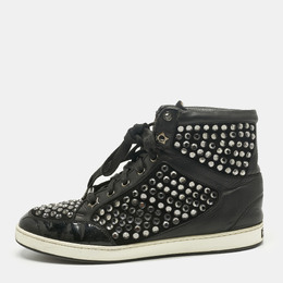 Jimmy Choo: Чёрные кроссовки 