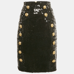Balmain: Чёрная юбка 