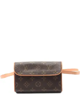 Louis Vuitton Pre-Owned: Коричневая поясная сумка 