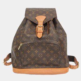 Louis Vuitton: Коричневый рюкзак 