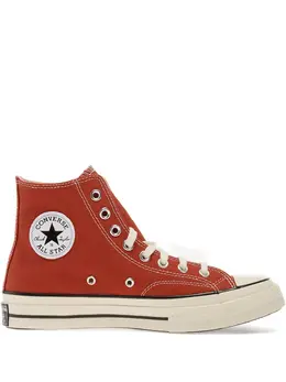 Converse: Оранжевые кроссовки  Chuck 70 Hi