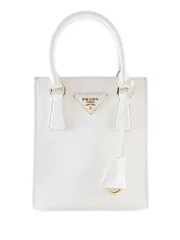 Prada Pre-Owned: Белая сумка-шоппер 