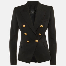 Balmain: Чёрный жакет 