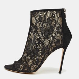 Gianvito Rossi: Чёрные ботинки 